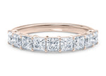 Regent Princess Half Rose Gold 18k Lab Grown Eternity Ring