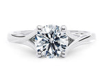 Hanover Solitaire Platinum Round Engagement Ring