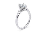 Hanover Solitaire Platinum Heart Engagement Ring