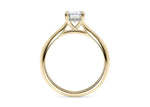 Hope Solitaire Yellow Gold 18k Emerald Engagement Ring