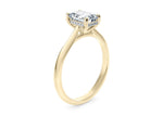 Hope Solitaire Yellow Gold 18k Emerald Engagement Ring