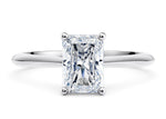Hope Solitaire Platinum Radiant Engagement Ring