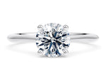 Hope Solitaire Platinum Round Engagement Ring