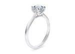 Hope Solitaire Platinum Asscher Engagement Ring