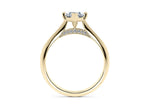 Iris Solitaire Yellow Gold 18k Marquise Engagement Ring