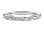 Marylebone White Gold 18k Half Set Eternity Ring
