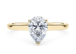 Paloma Solitaire Yellow Gold 18k Pear Engagement Ring