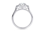 Paris Trilogy Platinum Round Engagement Ring
