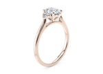 Rosa Vintage Rose Gold 18k Oval Engagement Ring