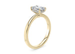 Starlight Solitaire Yellow Gold 18k Radiant Engagement Ring