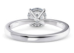 Starlight Solitaire Platinum Round Engagement Ring