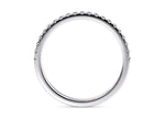Vogue White Gold 18k Half Set Eternity Ring