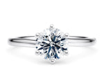Zeta Solitaire White Gold 18k Round Engagement Ring